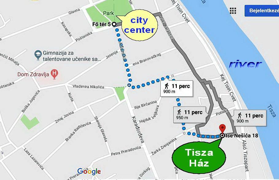 Guest House Tisza Haz Senta Exterior foto
